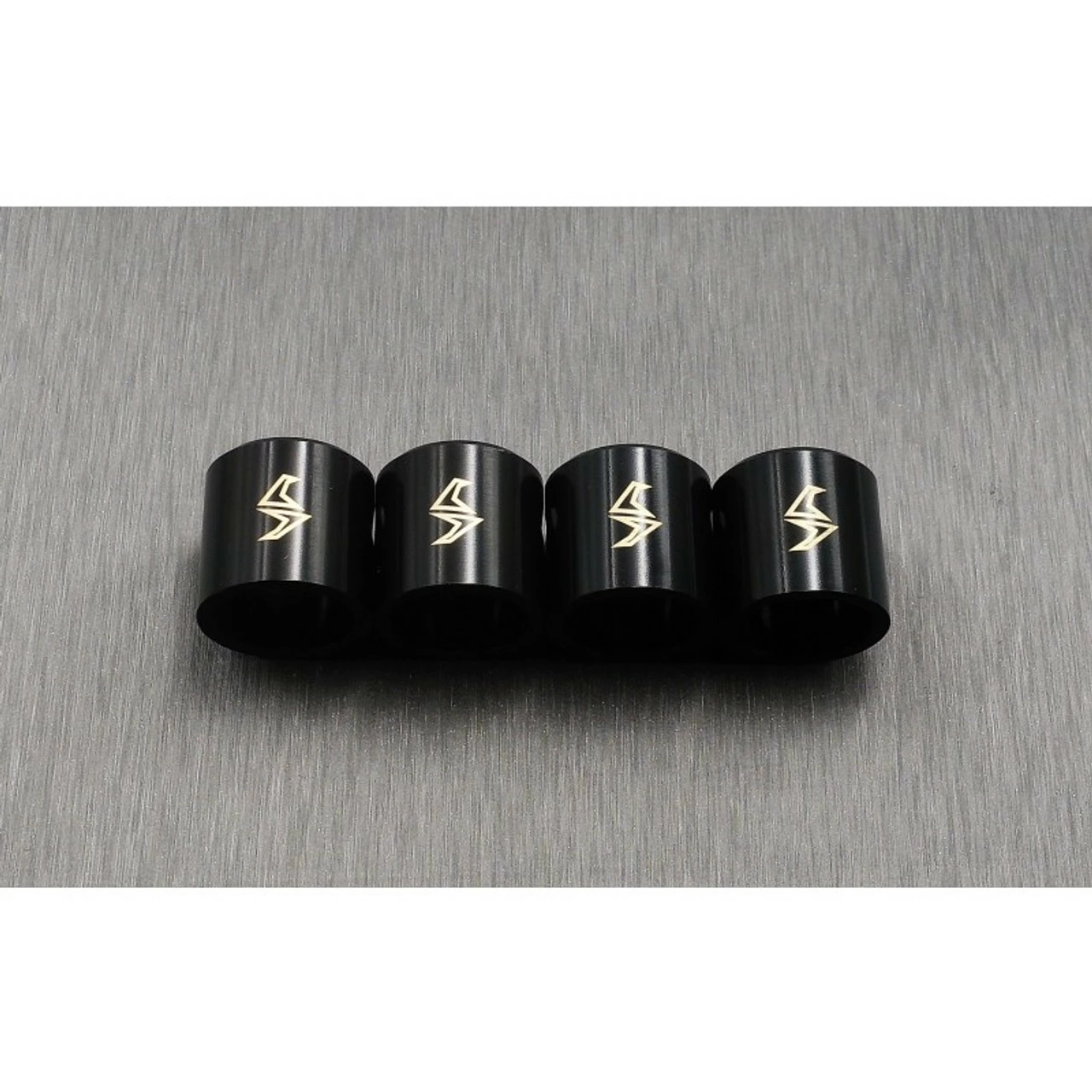 Samix SCX-6 Brass Driveshaft Cups (Black) (4) - Image 3