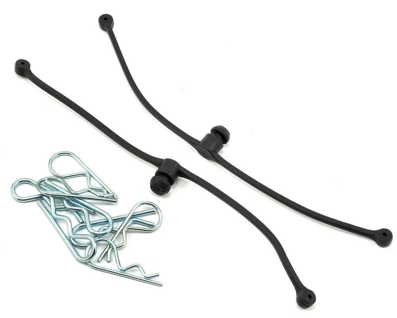 Du-Bro 2245 Body Klip Retainers W/Body Clips (Black)
