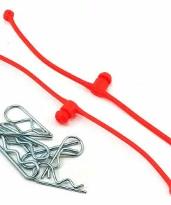 Du-Bro 2248 Body Klip Retainers W/Body Clips (Red)
