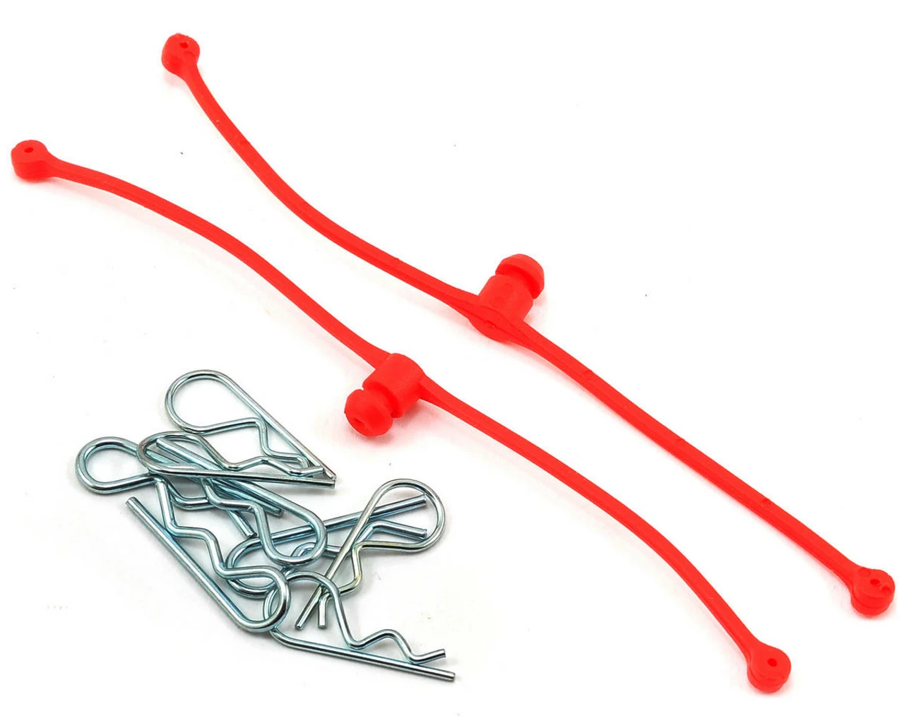 Du-Bro 2248 Body Klip Retainers W/Body Clips (Red)