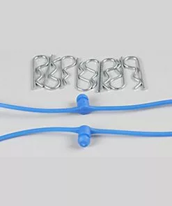 Du-Bro 2249 Body Klip Retainers W/Body Clips (Blue)