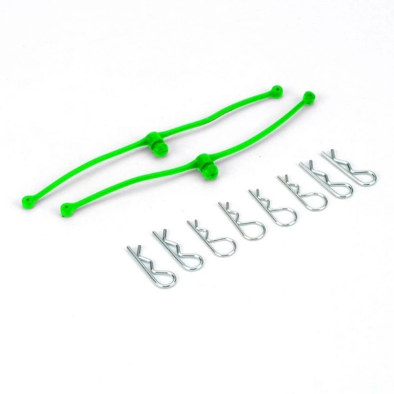 Du-Bro 2253 Body Klip Retainers W/Body Clips (Green)