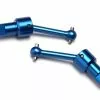 LaTrax Traxxas 7550R Blue Aluminum Front/Rear Driveshaft Assembly