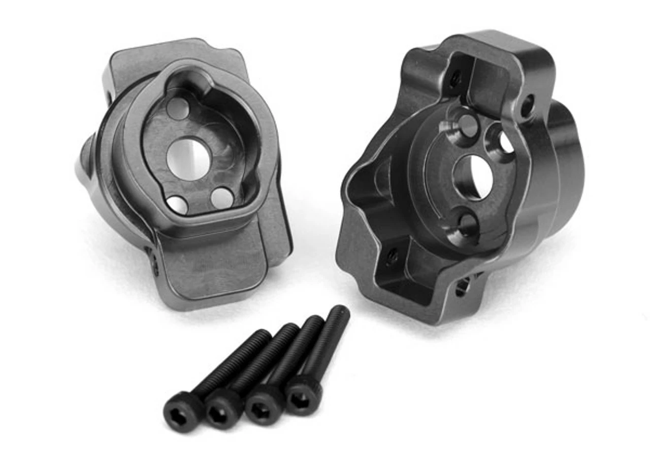 Traxxas 8256A TRX-4 Rear Portal Drive Axle Mount Anodized Aluminum (Charcoal Gray)