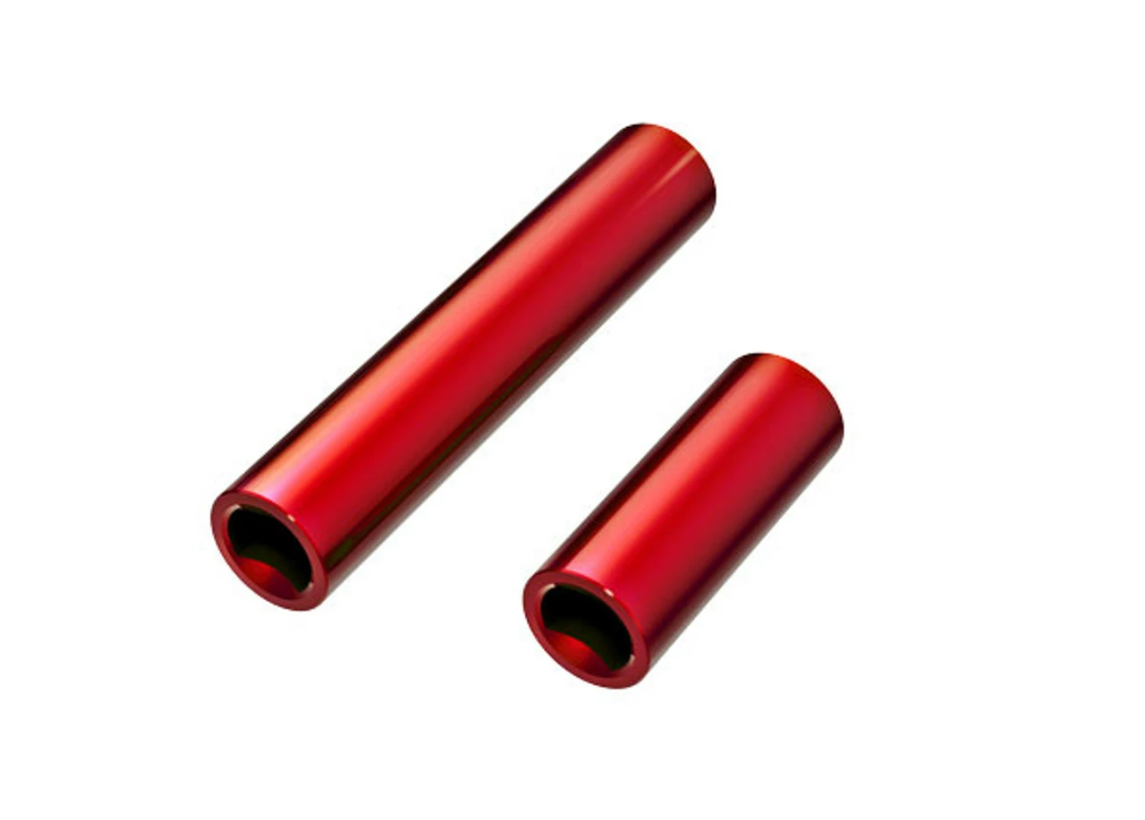 Traxxas 9752-RED - Driveshafts, Center, Female, 6061-T6 Aluminum (red-anodized)