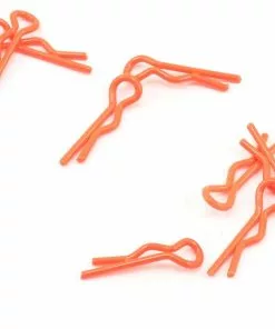 Core RC CR065 Small 1/10 Scale Body Clip (Fluorescent Red) (8)