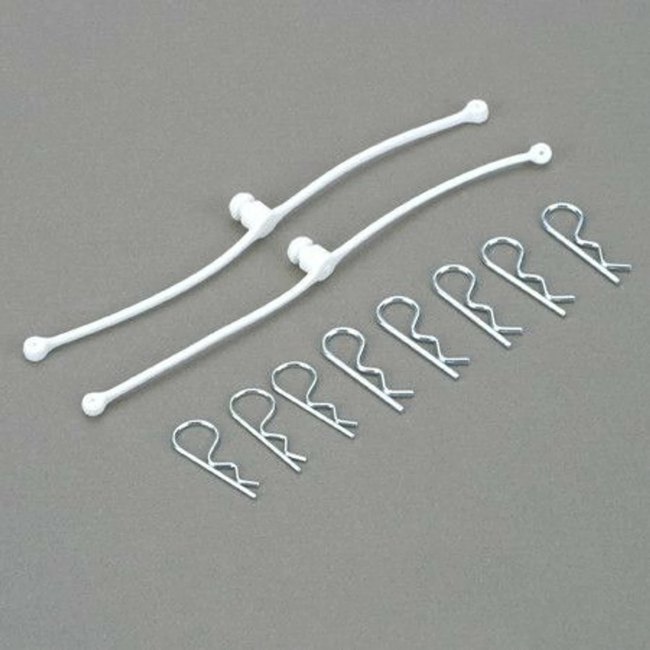 Du-Bro 2246 Body Klip Retainers W/Body Clips (White)