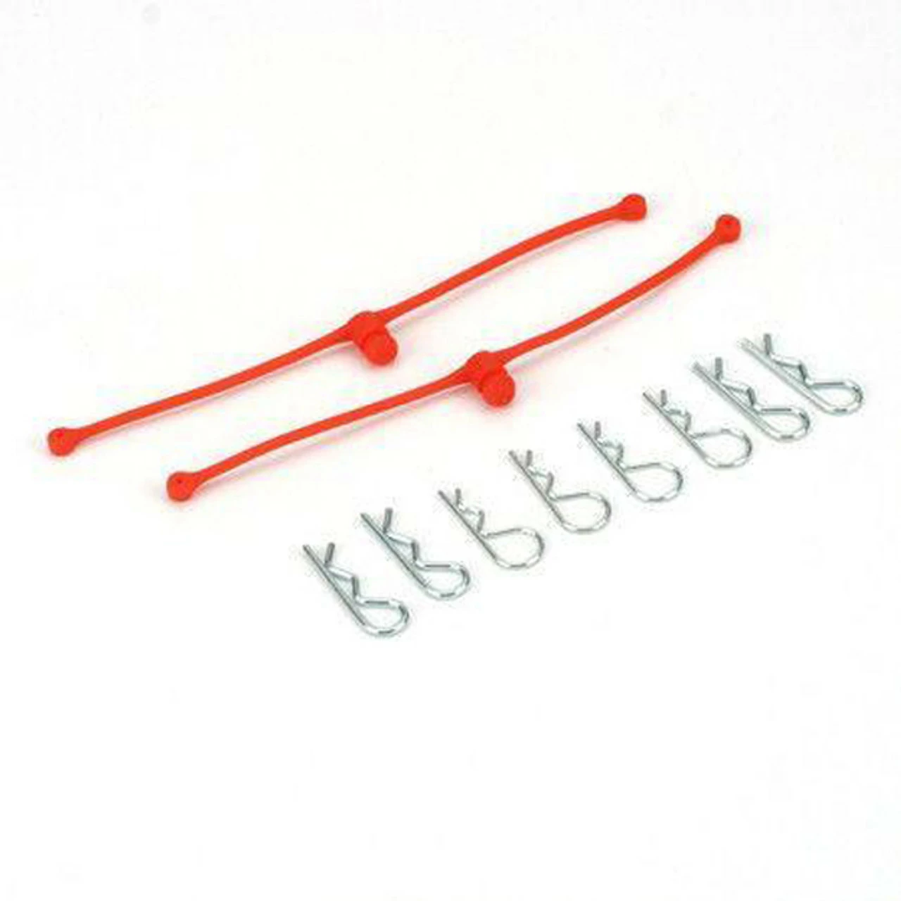 Du-Bro 2252 Body Klip Retainers W/Body Clips (Orange)
