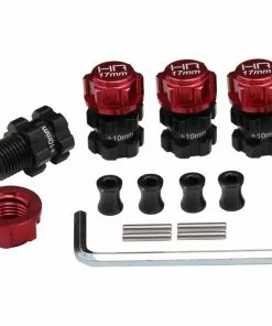 Hot Racing ATF117XT02 Aluminum Heavy Duty 17mm Hex Hubs 10mm Offset Arrma 1/10 4x4