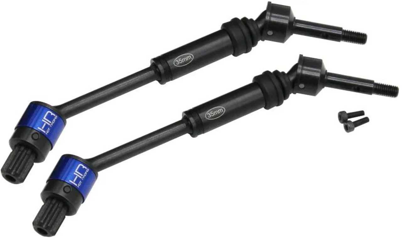 Hot Racing TUDR288RC Front Steel CV Splined Drive Shaft Unlimited Desert Racer (2)