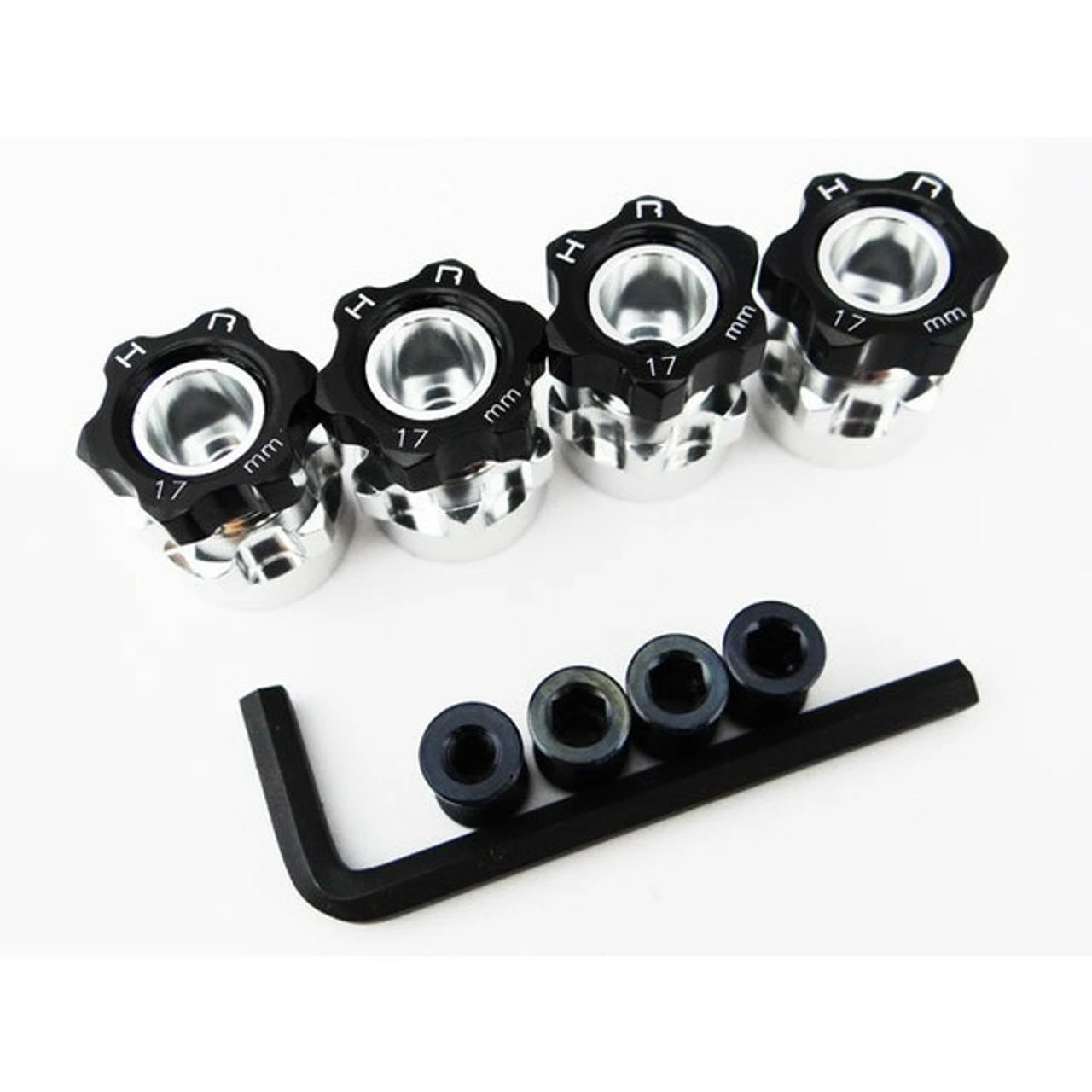 Hot Racing Traxxas Slash 12mm To 17mm Hex Hub Adapters W/6mm Offset