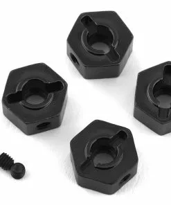 ST Racing Concepts ST Racing STC42069BK Enduro Aluminum Hex Adapters (4) (Black)