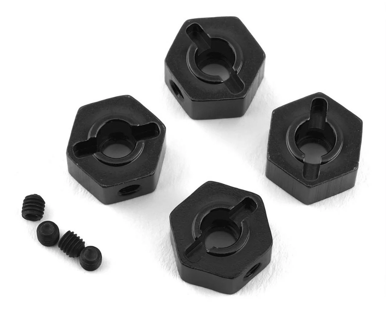 ST Racing Concepts ST Racing STC42069BK Enduro Aluminum Hex Adapters (4) (Black)