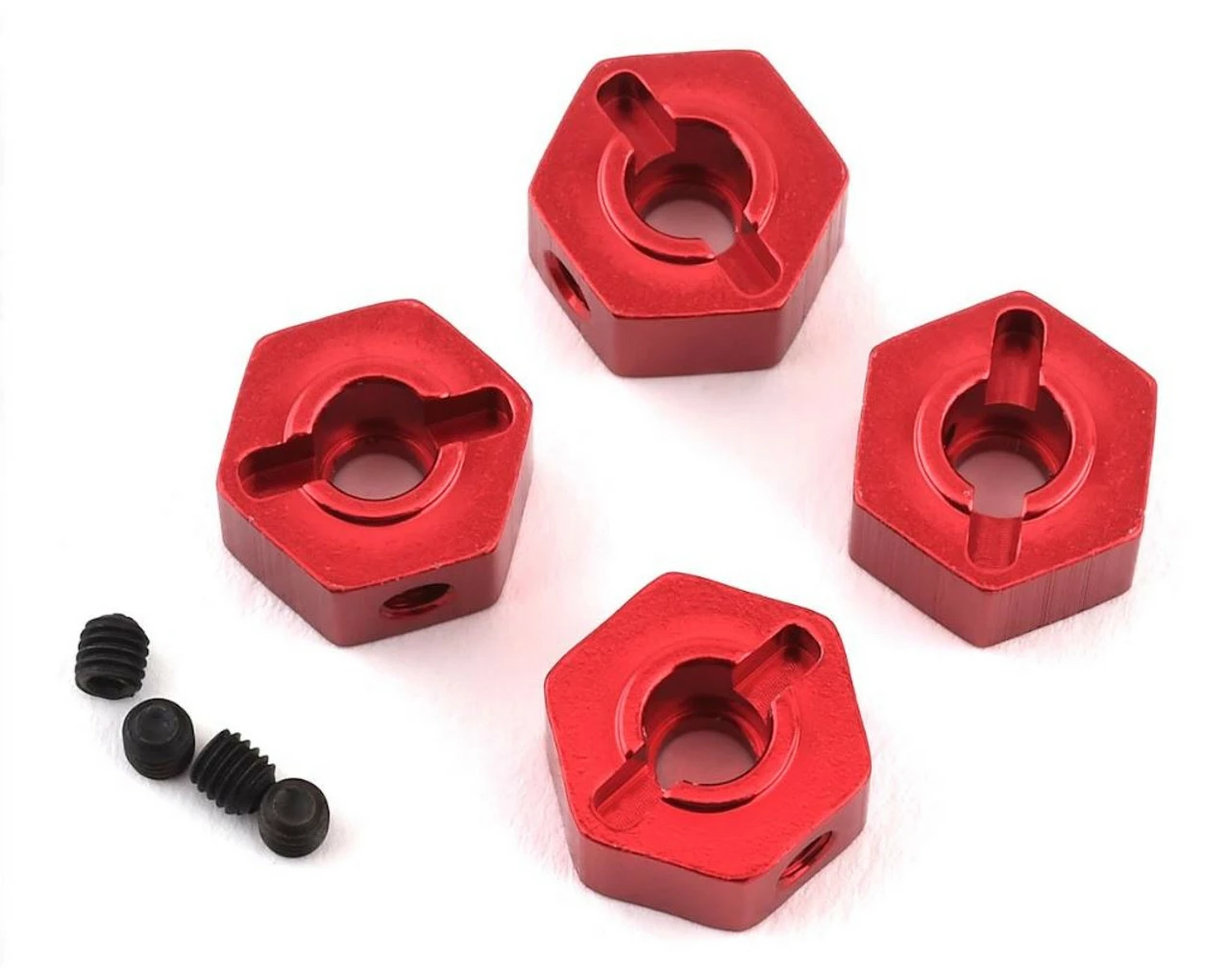 ST Racing Concepts ST Racing 42069R Aluminum Hex Adapters (4) (Red), Enduro