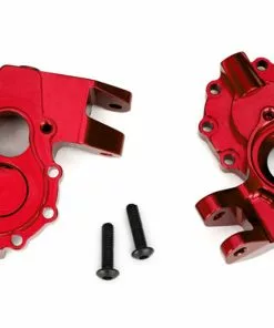 Traxxas 8252R TRX-4 Front Inner Portal Drive Housing Anodized Aluminum (Red)