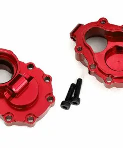 Traxxas 8253R TRX-4 Rear Inner Portal Drive Housing Anodized Aluminum (Red)
