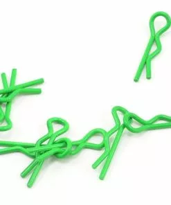 Core RC CR064 Small 1/10 Scale Body Clip (Fluorescent Green) (8)