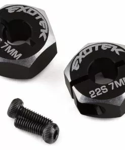 Exotek Racing 2059 Wide Clamping Heavy Duty Hex Set 7mm, 22S Drag