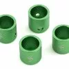 Samix SCX-6 Aluminum Driveshaft Cups (Green) (4)