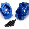 Traxxas 8256X TRX-4 Rear Portal Drive Axle Mount Anodized Aluminum (Blue)